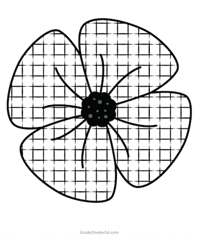 Remembrance day colouring book free grade onederful