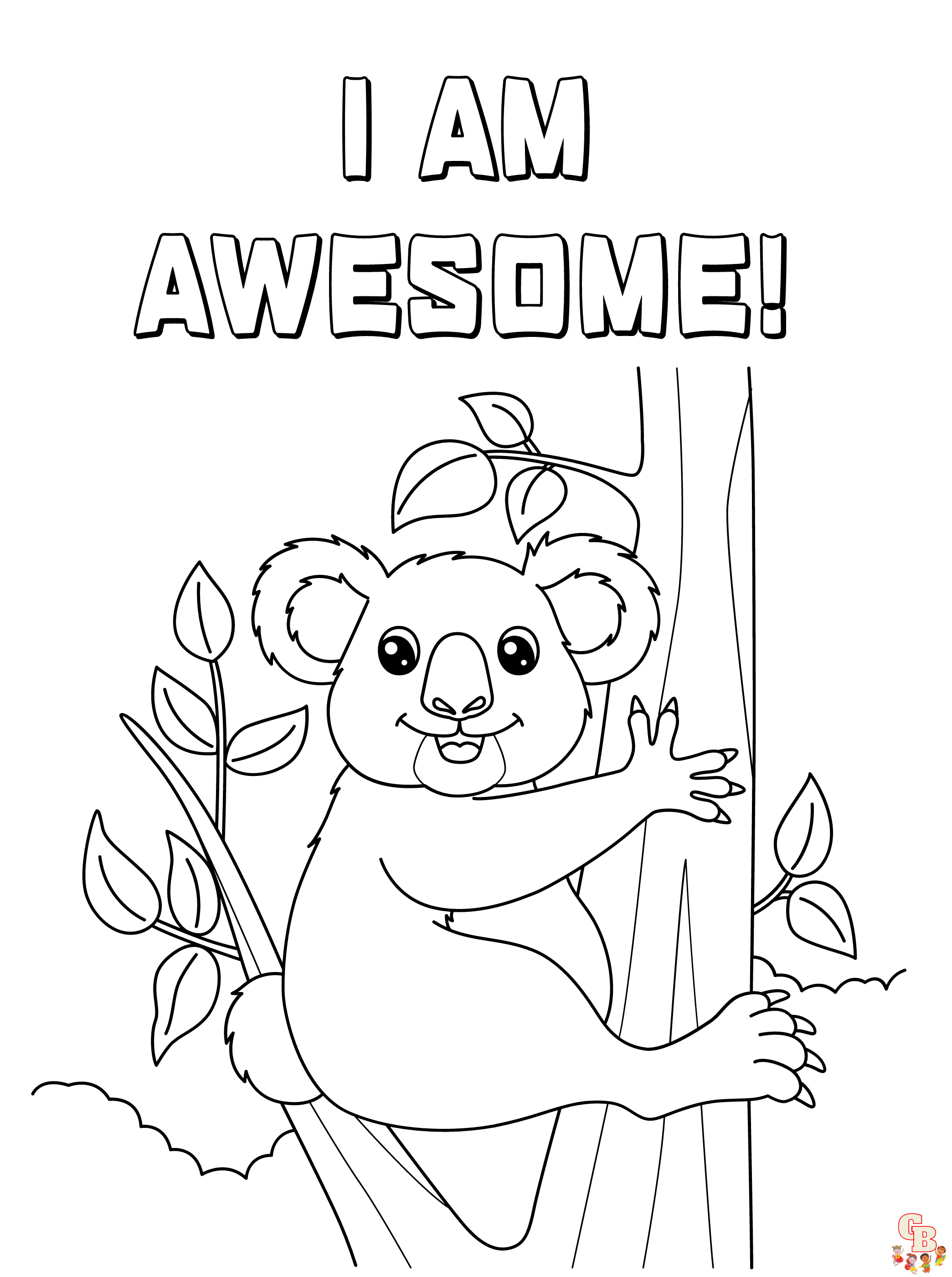 Printable positive affirmation coloring pages free