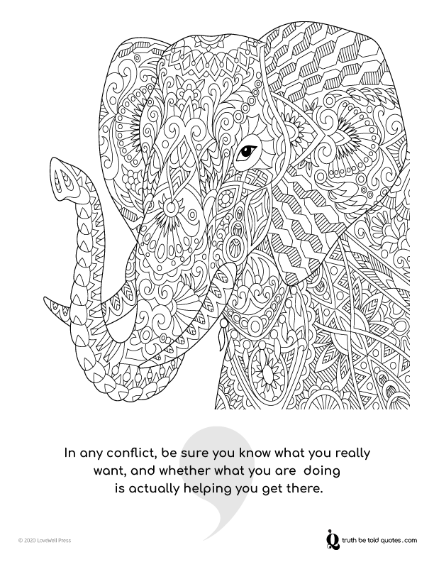 Mindfulness coloring pages