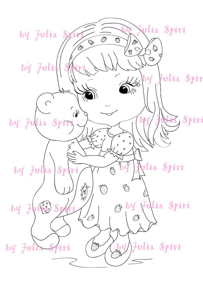 Instant download digital stamps digi stamps coloring pages clip art â the art of julia spiri