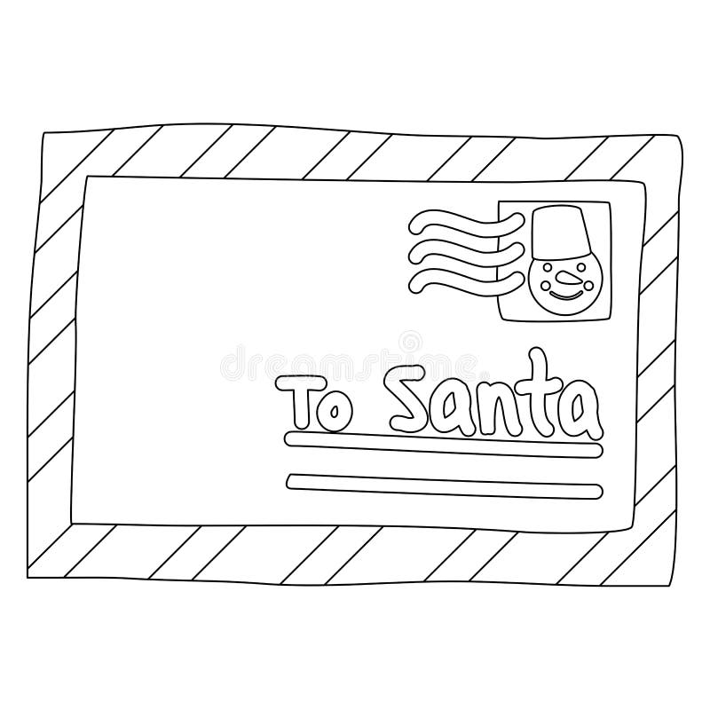 Envelope stamp coloring stock illustrations â envelope stamp coloring stock illustrations vectors clipart