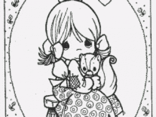 Best precious moments coloring pages for kids