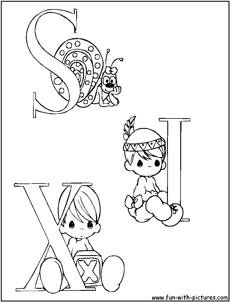 Precious moments coloring pages