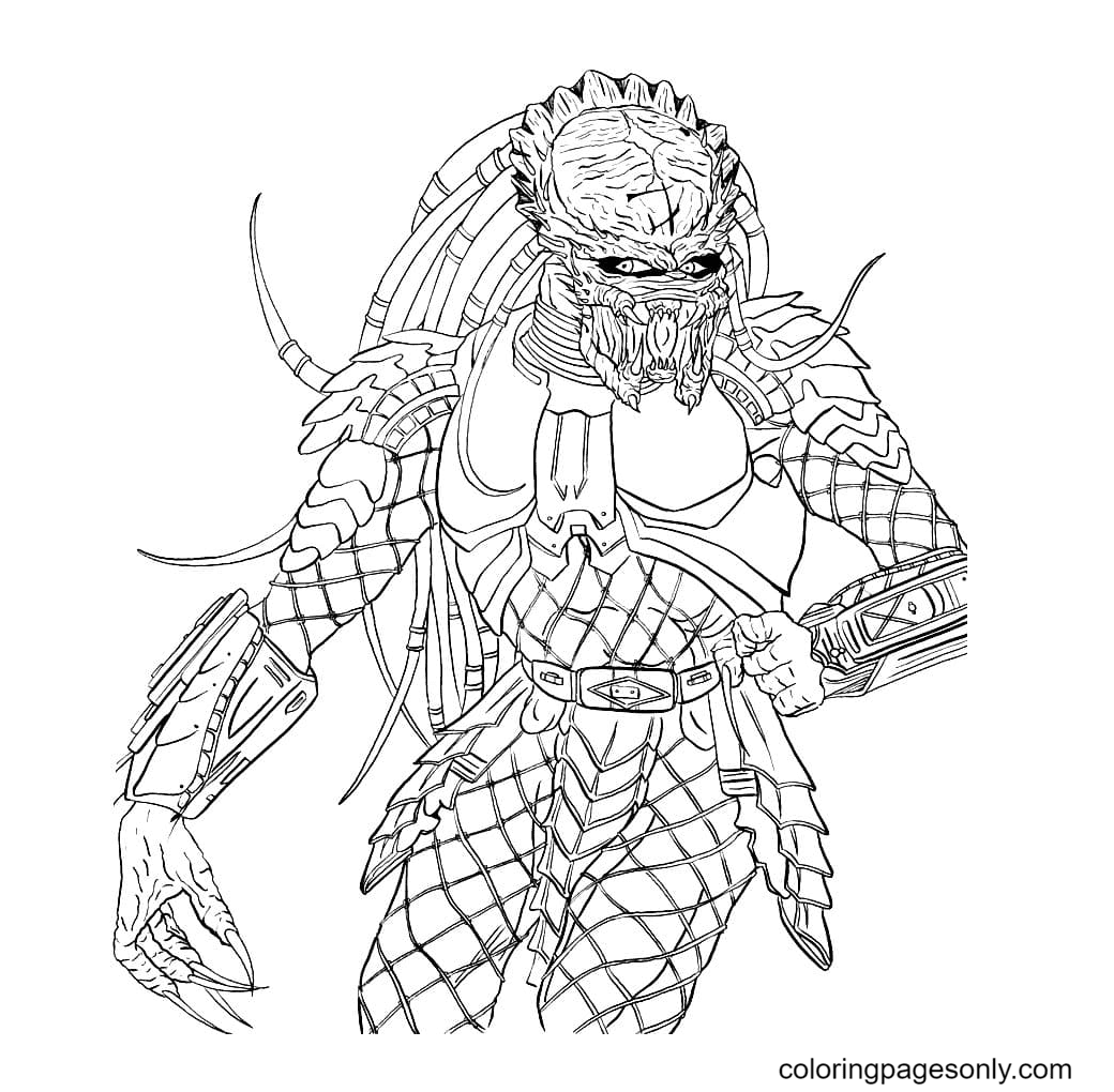 Predator coloring pages