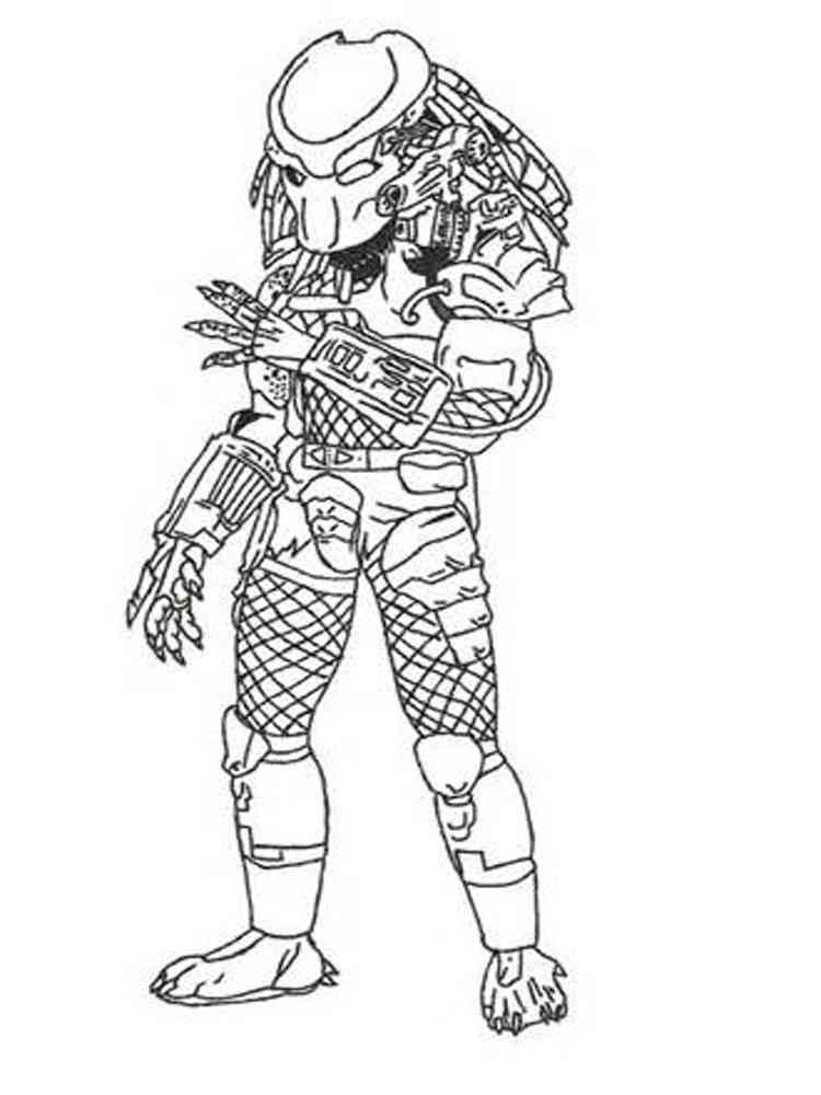 Predator coloring pages