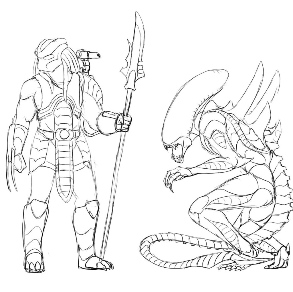 Predator coloring pages