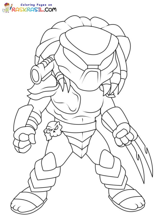 Predator coloring pages