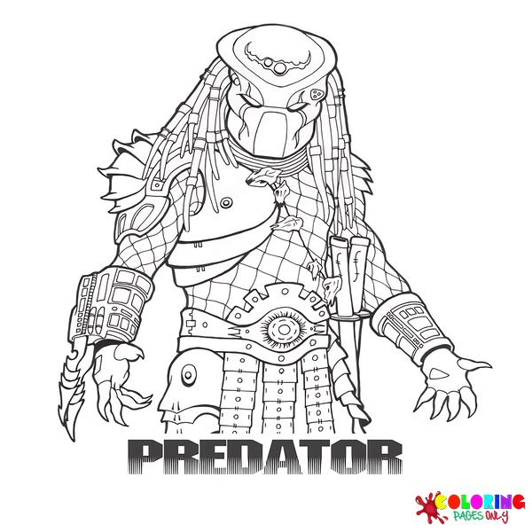 Predator coloring pages