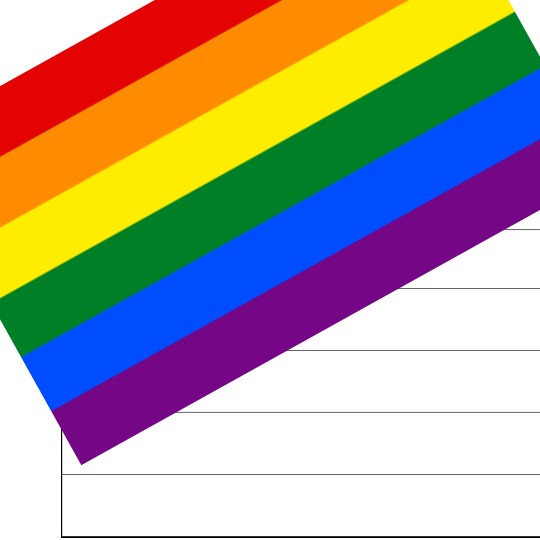 Free printable gay pride flag color book pages x