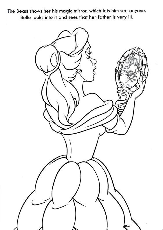 Belle coloring page by serena by serena on
