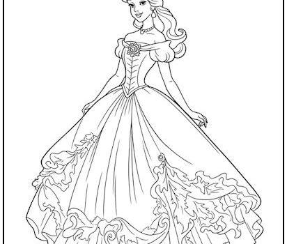 Tag princess coloring page print it free