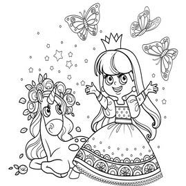 Princess coloring pages amazing princesses to color