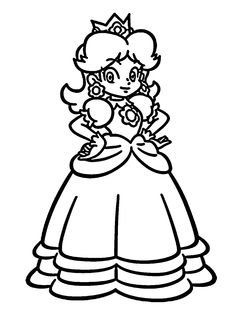 Princess daisy coloring pages ideas princess daisy coloring pages coloring pages for kids