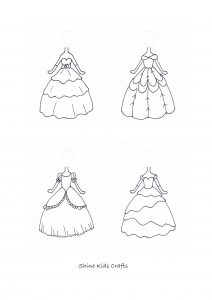 Free printable kids simple drawing coloring page