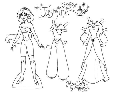 Cory jensen on instagram âdownload my princess jasmine coloring pages on facebook happy coloringâ paper dolls disney paper dolls free printable paper dolls