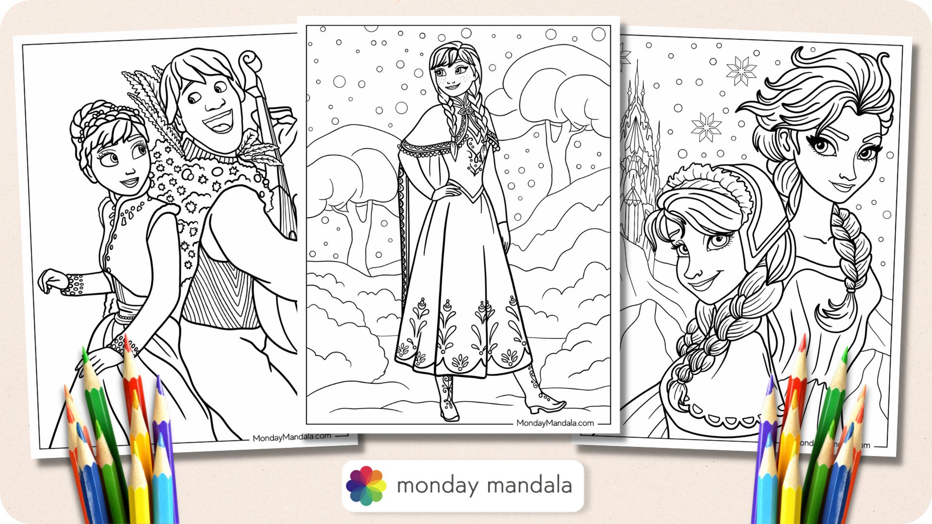Anna coloring pages free pdf printables