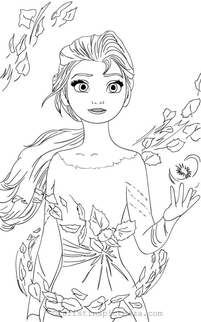 Elsa coloring pages