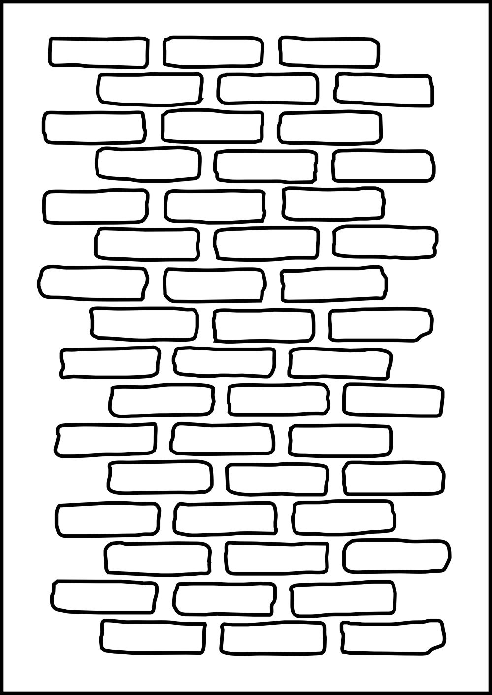 Free printable printable brick pattern template