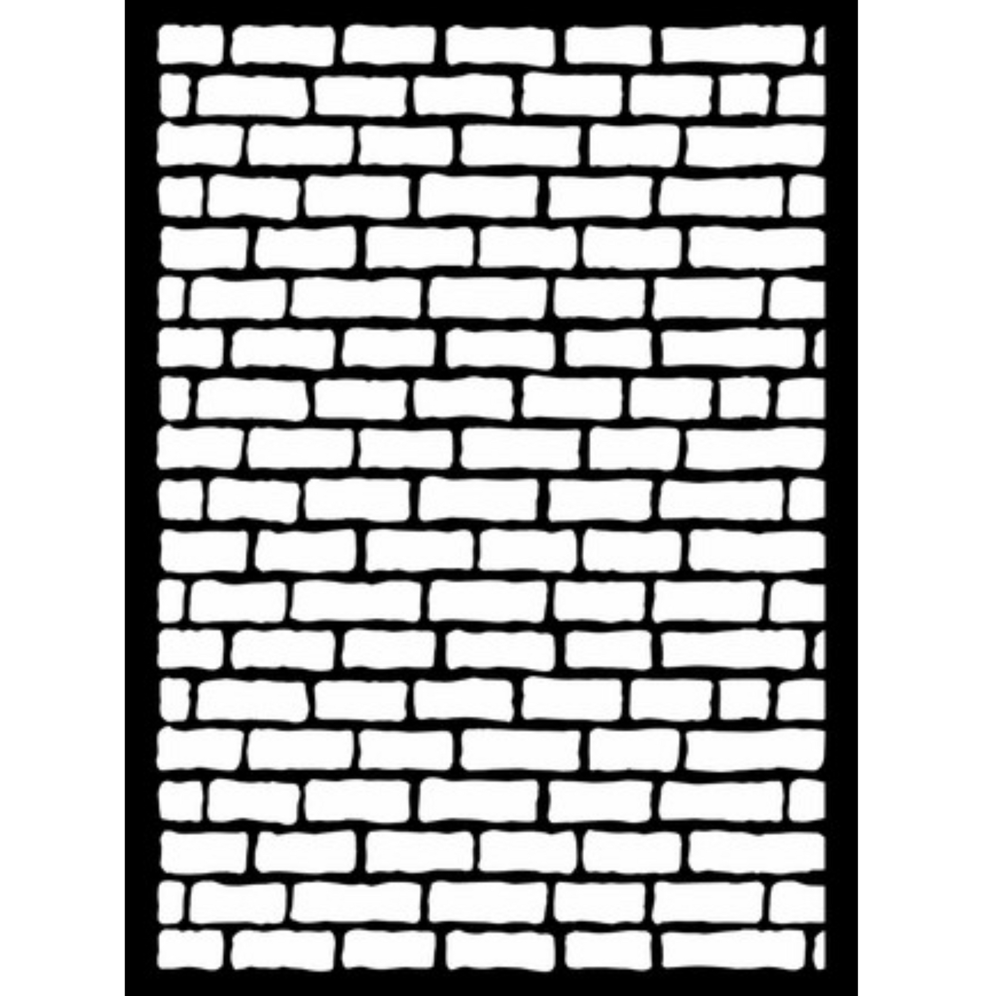 Brick wall stencil by decoupage queen â miltons daughter