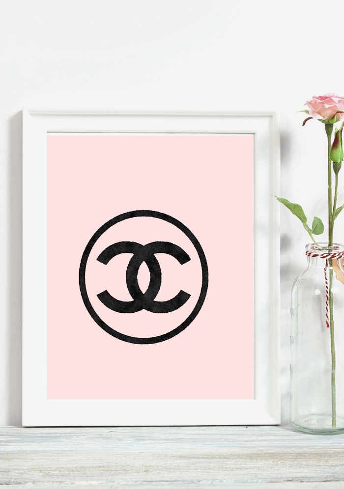 Original free printable chanel wall art