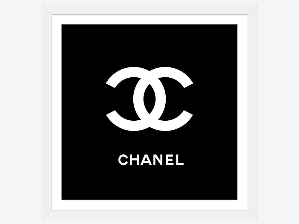 Chanel black canvas print by art mirano