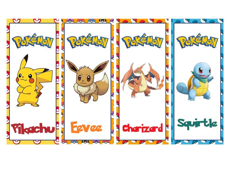 Celebrate years of pokãmon with these free printable pokãmon bookmarks