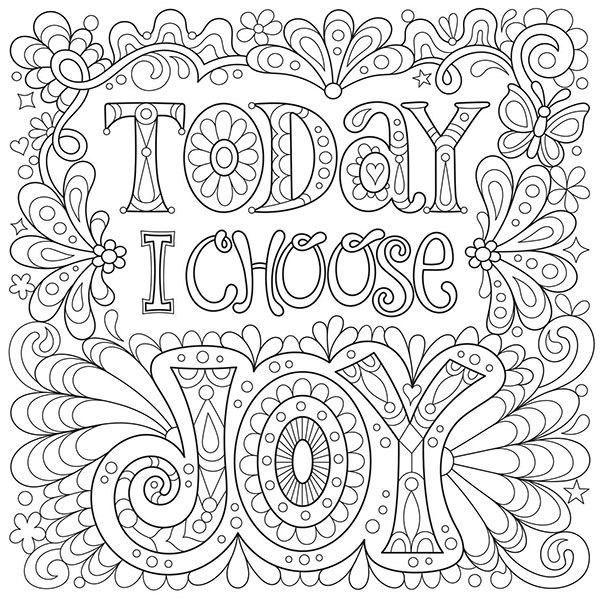 Printable coloring pages to help you instantly start de
