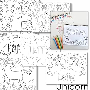Personalized coloring books for kids