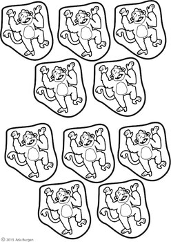 Little monkeys count and color by mrs bs classroom creations tpt