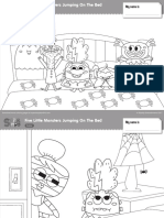 Five little monkeys coloring pages pdf