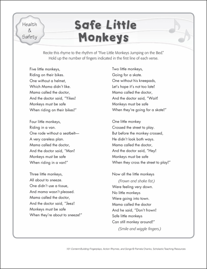 Safe little monkeys content