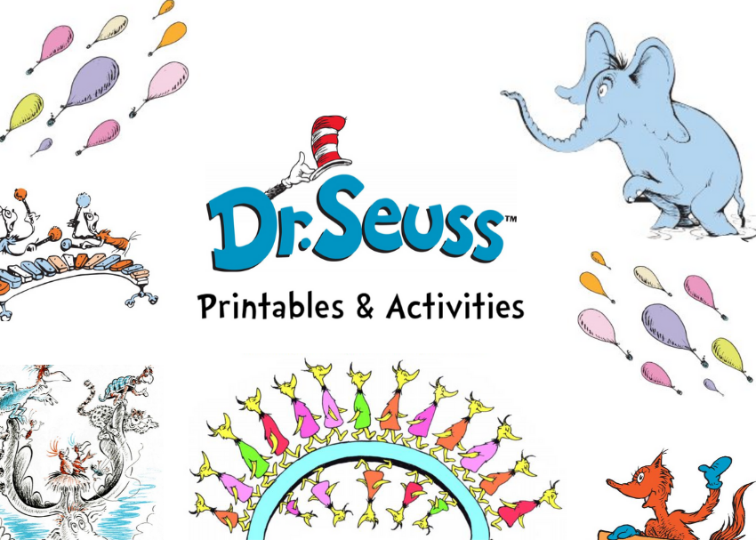 Dr seuss printables and activities brightly