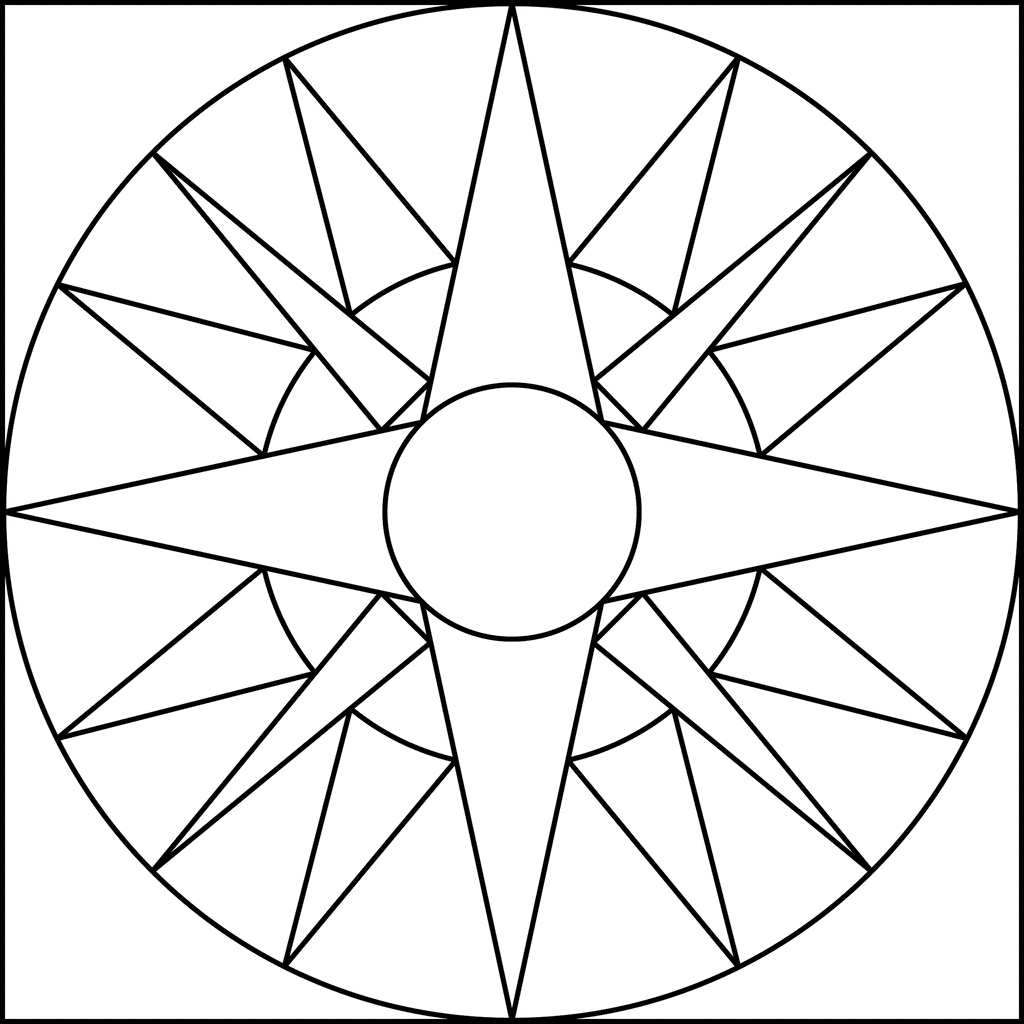 Discover the beauty of geometric coloring pages