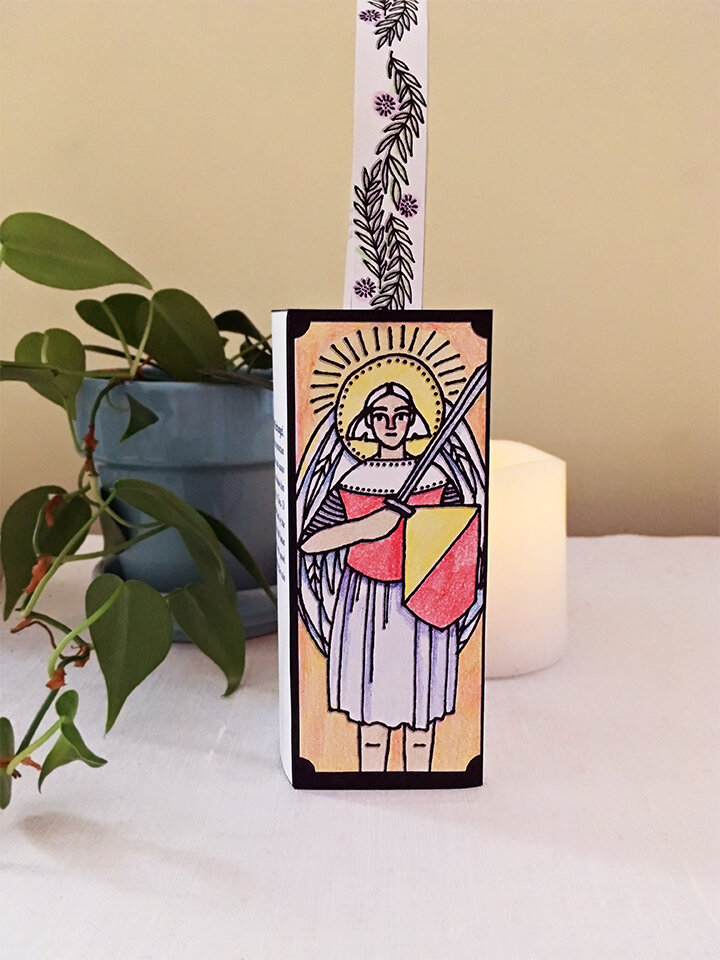 St michael paper lantern â petronille press