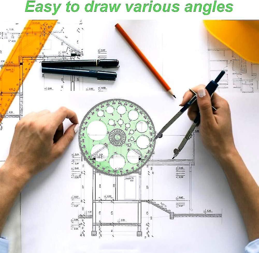 Degree protractor circle ruler math protractors geometry plastic protractor angle measurement tool pass drawing ruler template for school fruugo no