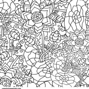 Psychedelic coloring pages printable for free download