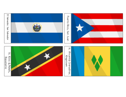 North american flags printables for kids â part