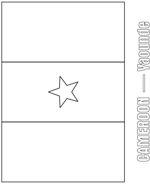 Cameroon flag coloring page download free cameroon flag coloring page for kids best coloring pages