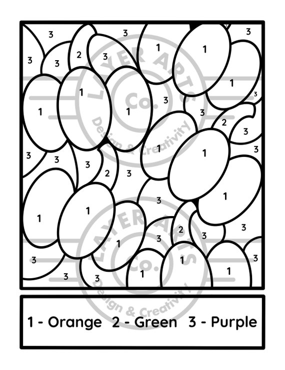 Pumpkin color by number activity sheet fall coloring page autumn activity page harvest coloring page