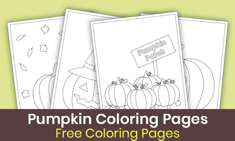 Free pumpkin coloring pages