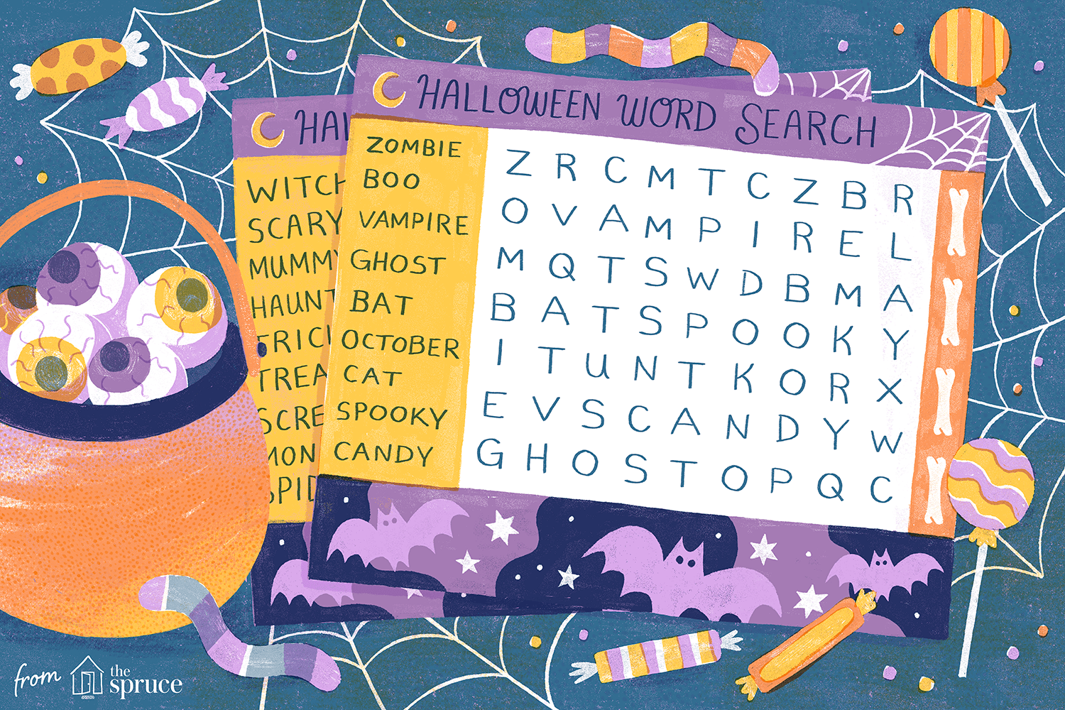 Free halloween word search puzzles