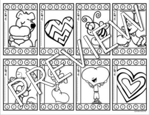 Behavior incentive punch cards classroom management rewards valentines day made by teachers
