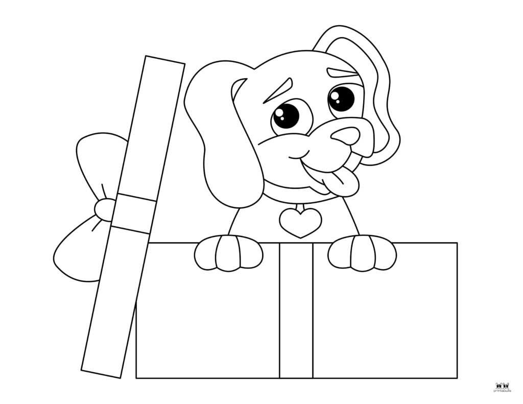 Puppy coloring pages