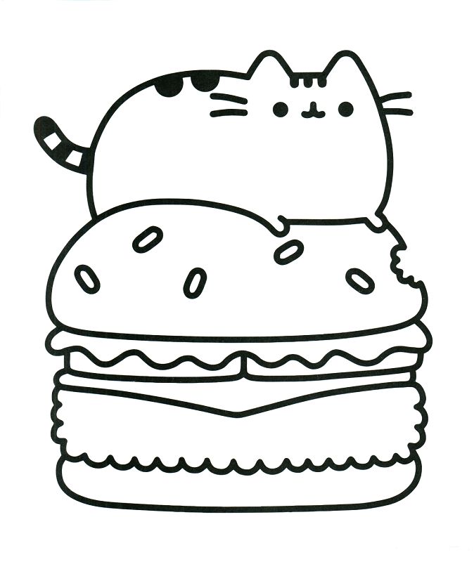 Free pusheen colorg pages prtable pusheen colorg pages cartoon colorg pages cute colorg pages