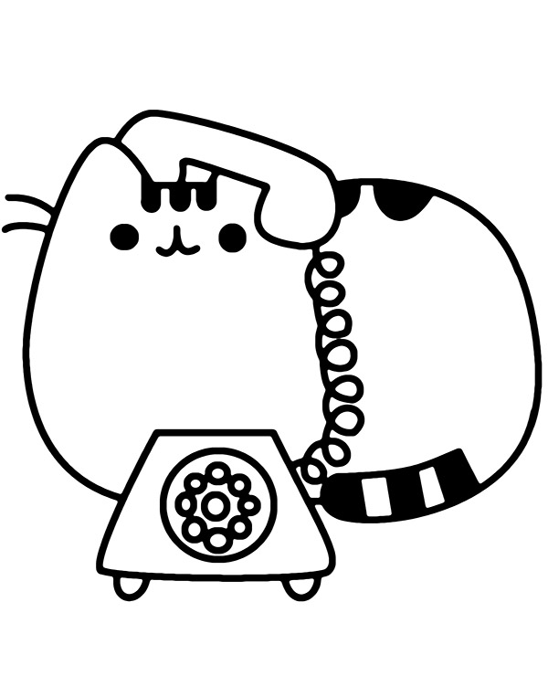 Kolorowanki pusheen do wydruku malowanki