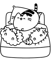 Pusheen coloring pages sheets
