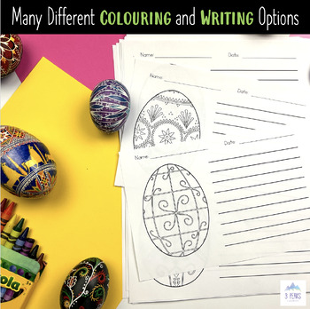 Ukrainian pysanka coloring pages