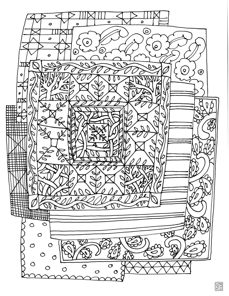 Coloring pages julie paschkis