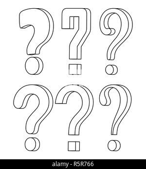 Question mark silhouette vector symbol icon design stock photo