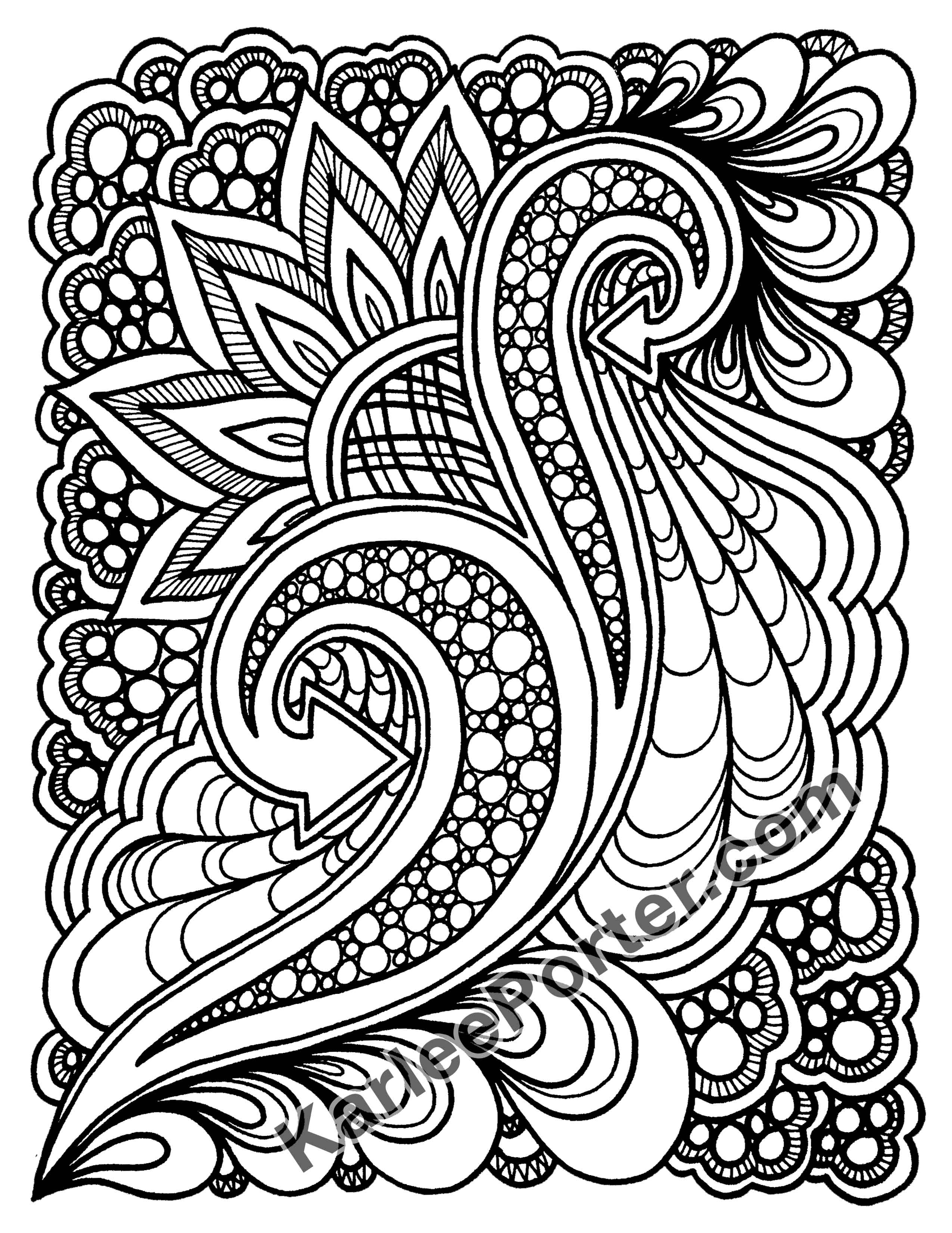 Graffiti quilting coloring book â downloadable â karlee porter